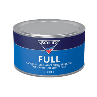 Шпатлевка наполнительная SOLID FULL (1800 гр) среднезернистая